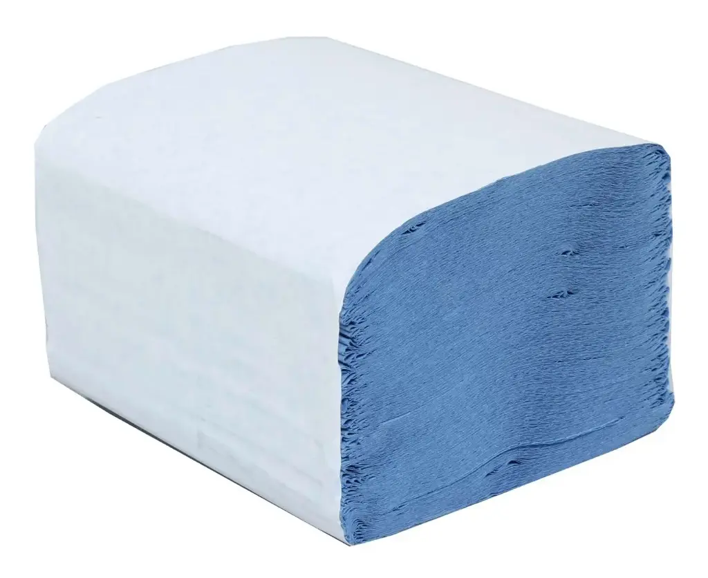 1-Ply Blue V- Fold Mini H-Towels [7200]
