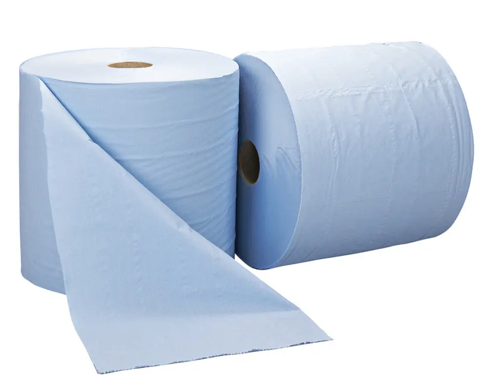 [P-WRB2JB] 2Ply Blue Forecourt Rolls 400Mx275mm 1000 sheets (2 rolls)