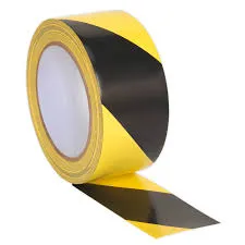 Hazard Warning Tape Black/Yellow 50mm 33M