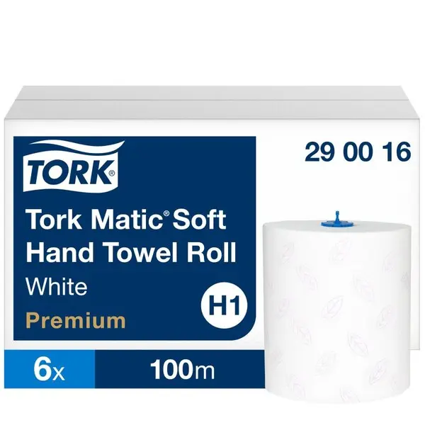[P-HTTWCW] 2Ply Tork White Premium Hand Towel Roll (6 rolls)