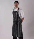 Dennys Stripe Bib Apron