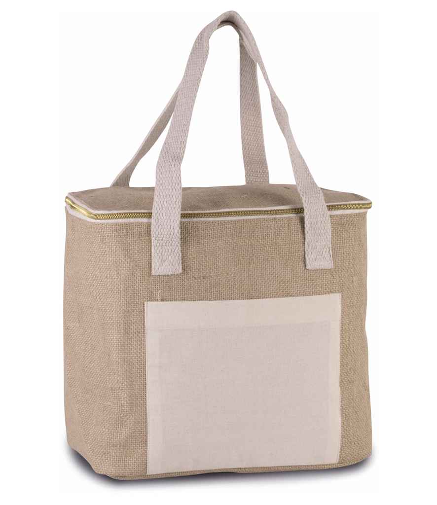 [KI0353 NAT ONE] Kimood Medium Jute Cool Bag