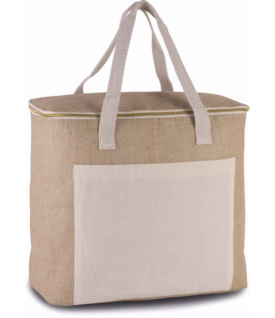 [KI0354 NAT ONE] Kimood Large Jute Cool Bag