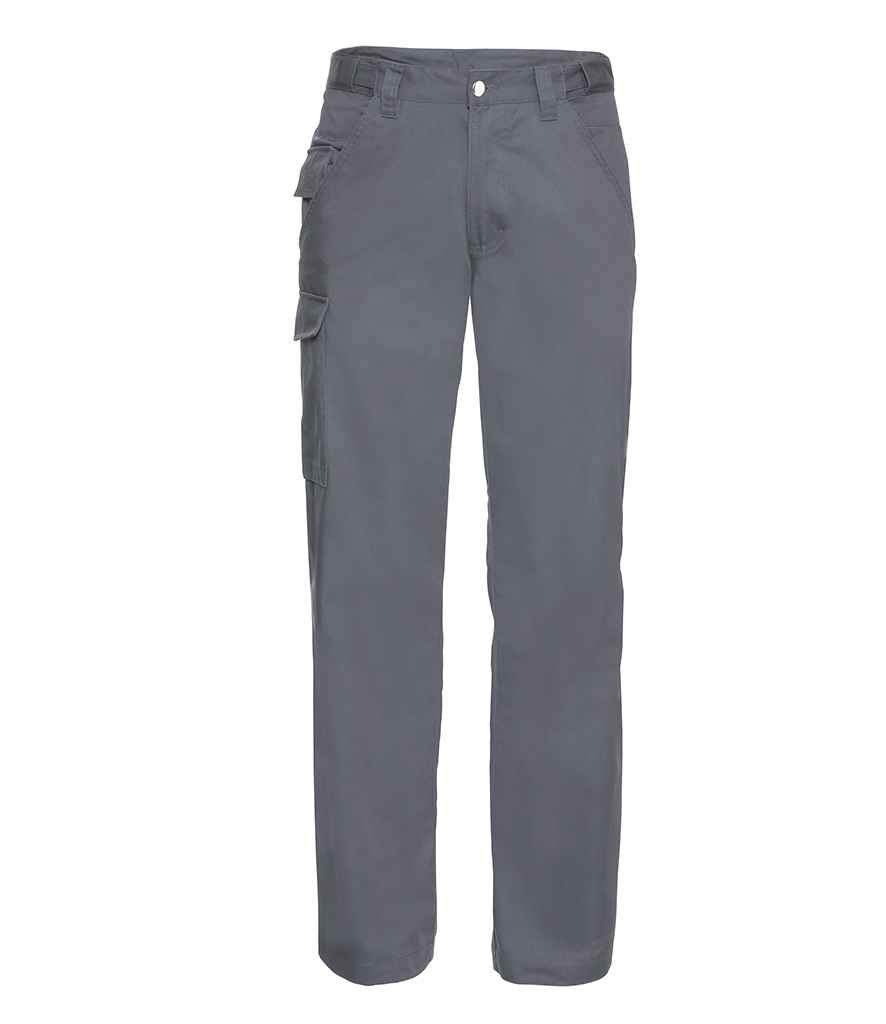 [001M CVY 28/R] Russell Work Trousers (Convoy Grey, 28/R)