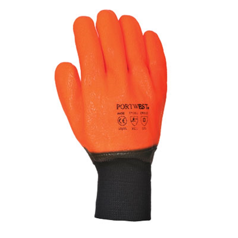 [A450] Portwest Weatherproof Hi - Vis Glove