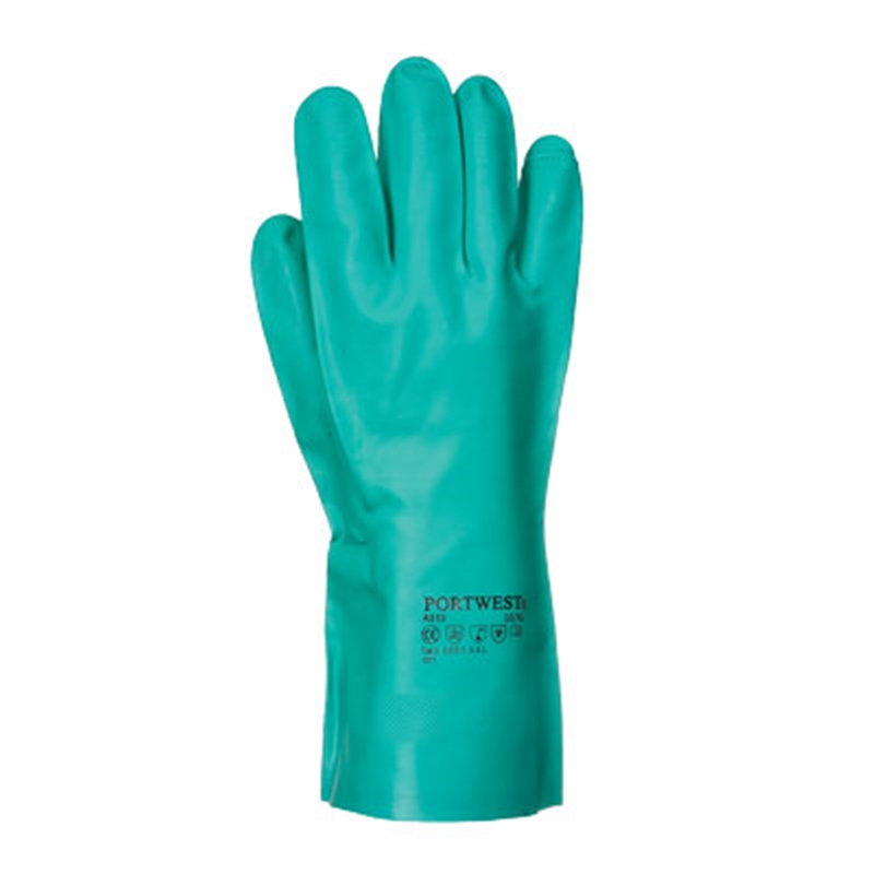 [W-GA/A810GNRS] Portwest  Chem 320 Nitrile Gauntlet (S)