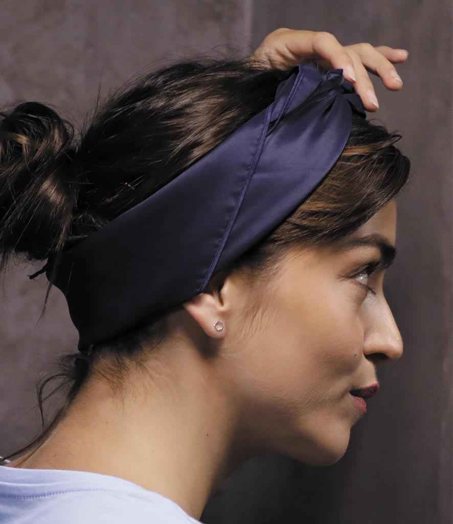 [03205 NGT ONE] NEOBLU Tara Satin Scarf (Night Blue)