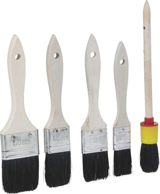 Set of 5 Paint Brushes