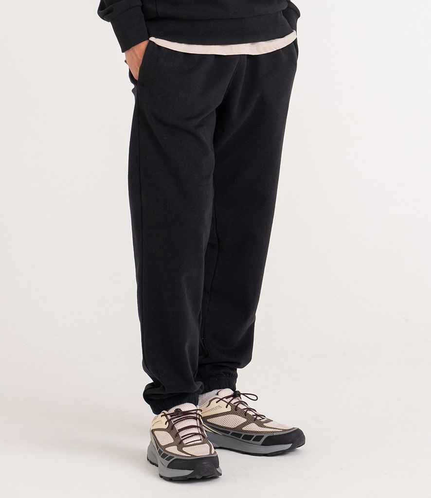 [EA070 BLK XS] Ecologie Unisex Crater Recycled Jog Pants (Black, XS)