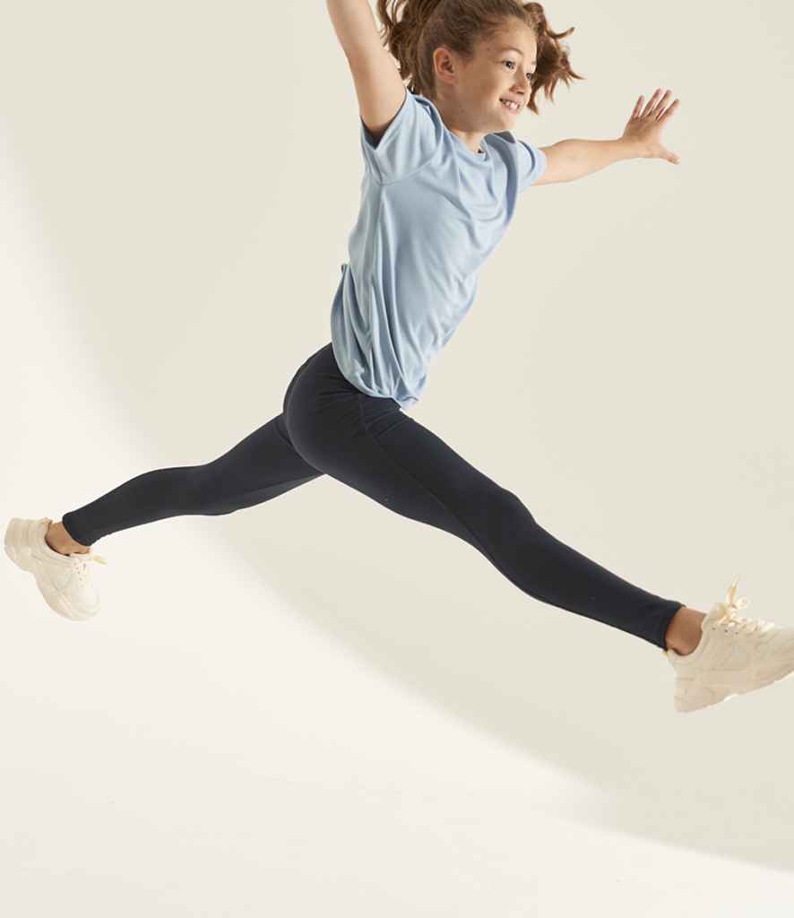 [JC087B JBK 3-4] AWDis Girls Cool Athletic Pants (Jet Black, 3-4)