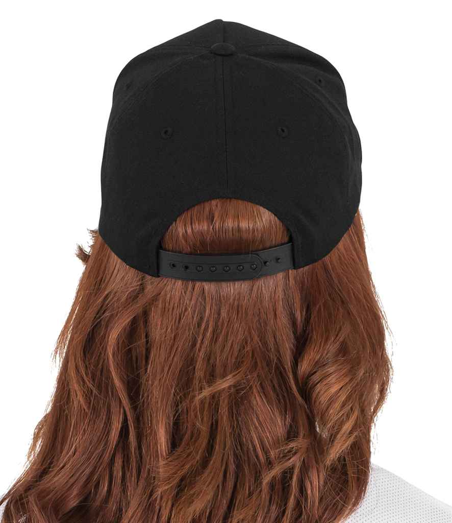 [F6007 BE/GN ONE] Flexfit Classic 5 Panel Snapback Cap (Beige/Green)