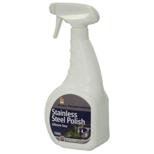 [C-JT008750SE] Stainless Steel (Food Safe) Polish 750ml trigger spray