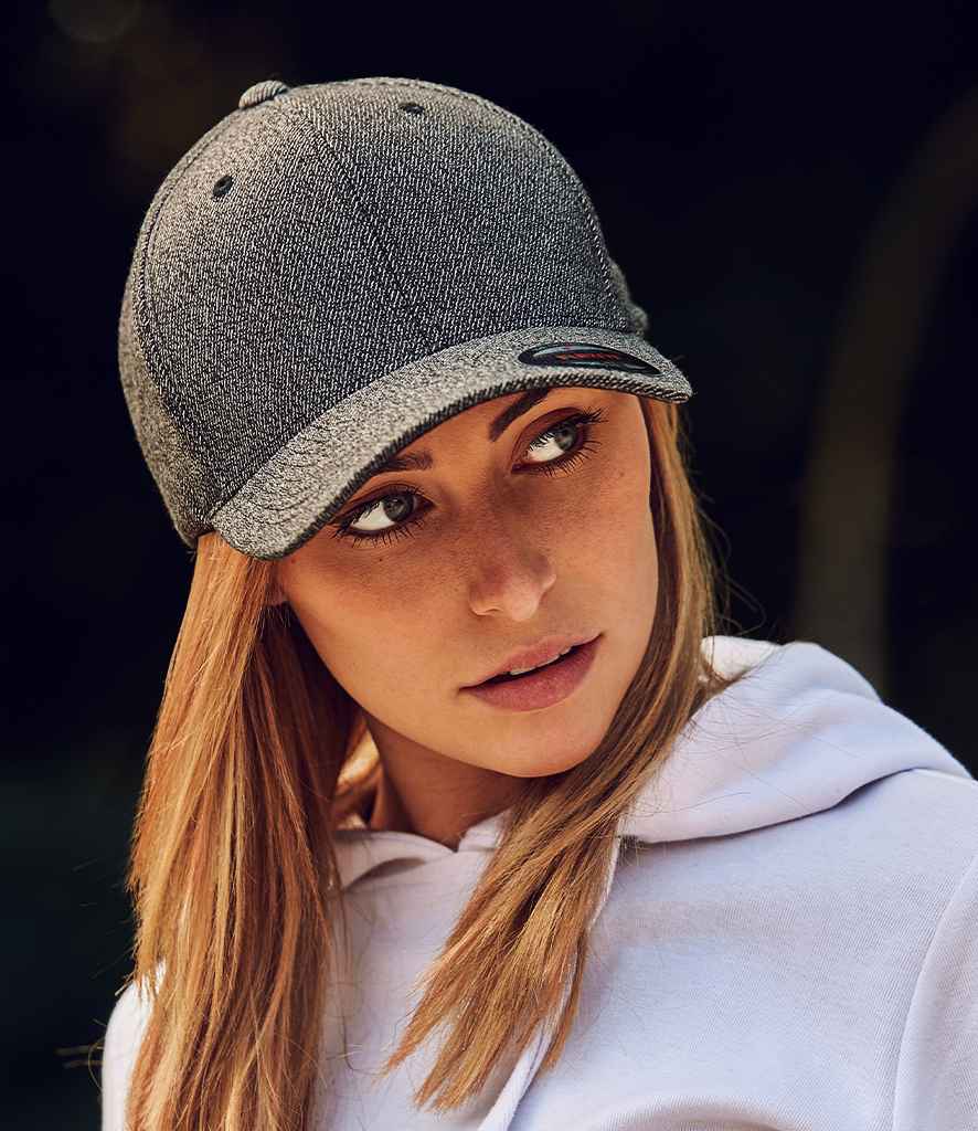 [F6355 DHE S/M] Flexfit Melange Cap (S/M)