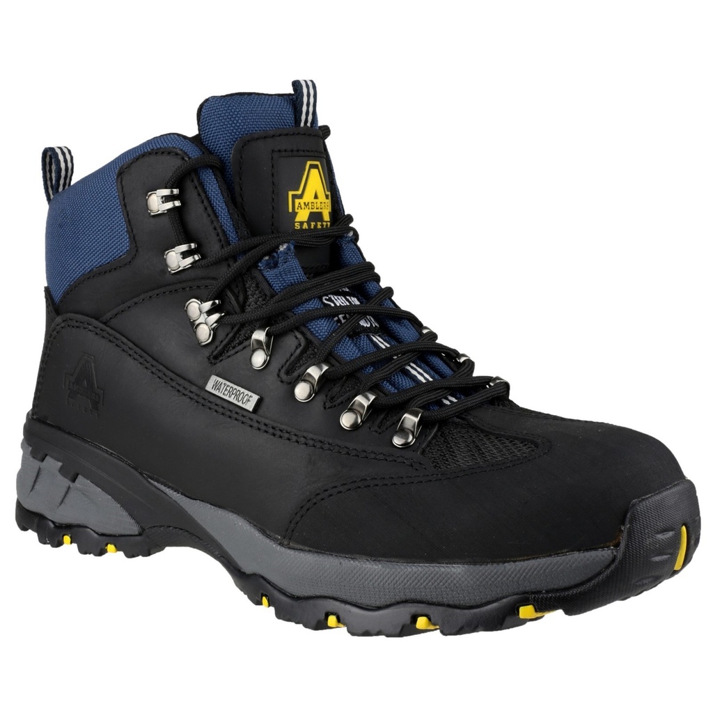 Black Safety Boots Waterproof Hiker Style